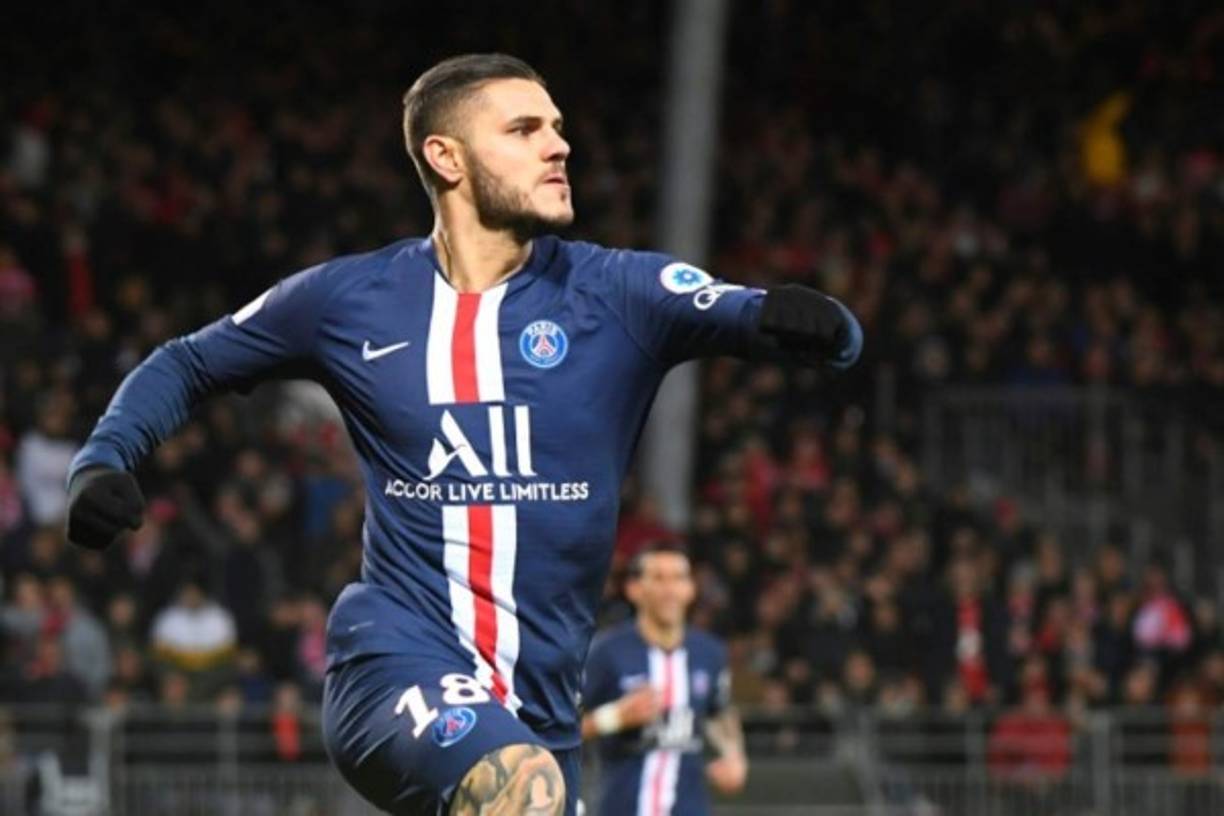 Medios italianos informan que la Juventus estaría planeando el fichaje del atacante argentino Mauro Icardi, cuya ficha le pertenece al PSG. Foto AFP.