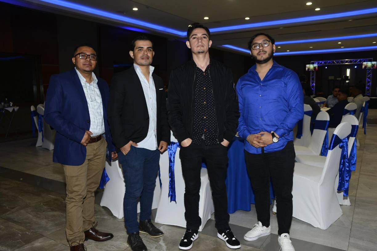 Carlos Vásquez, Jairo Hernández, Kenny Bonilla y David Aguilar.