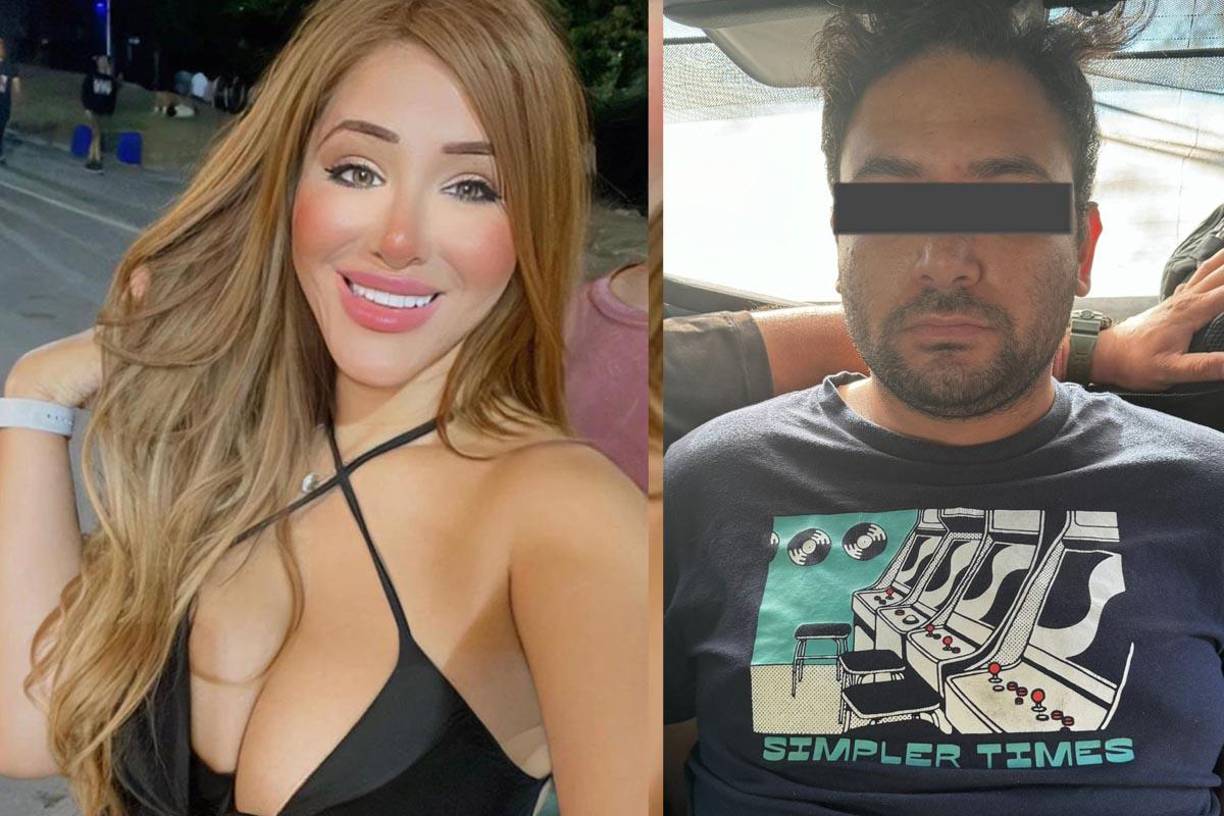 Captura del presunto asesino: Francisco, de 25 años, fue arrestado en Los Cavazos tras el asesinato de Cindy Elizabeth Hernández.