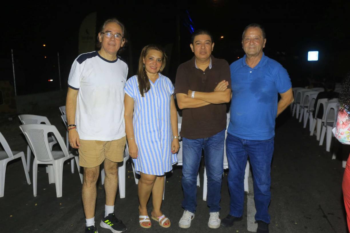Rigel Sierra, Patsy Lesage, Javier Pineda e Isaac Moav