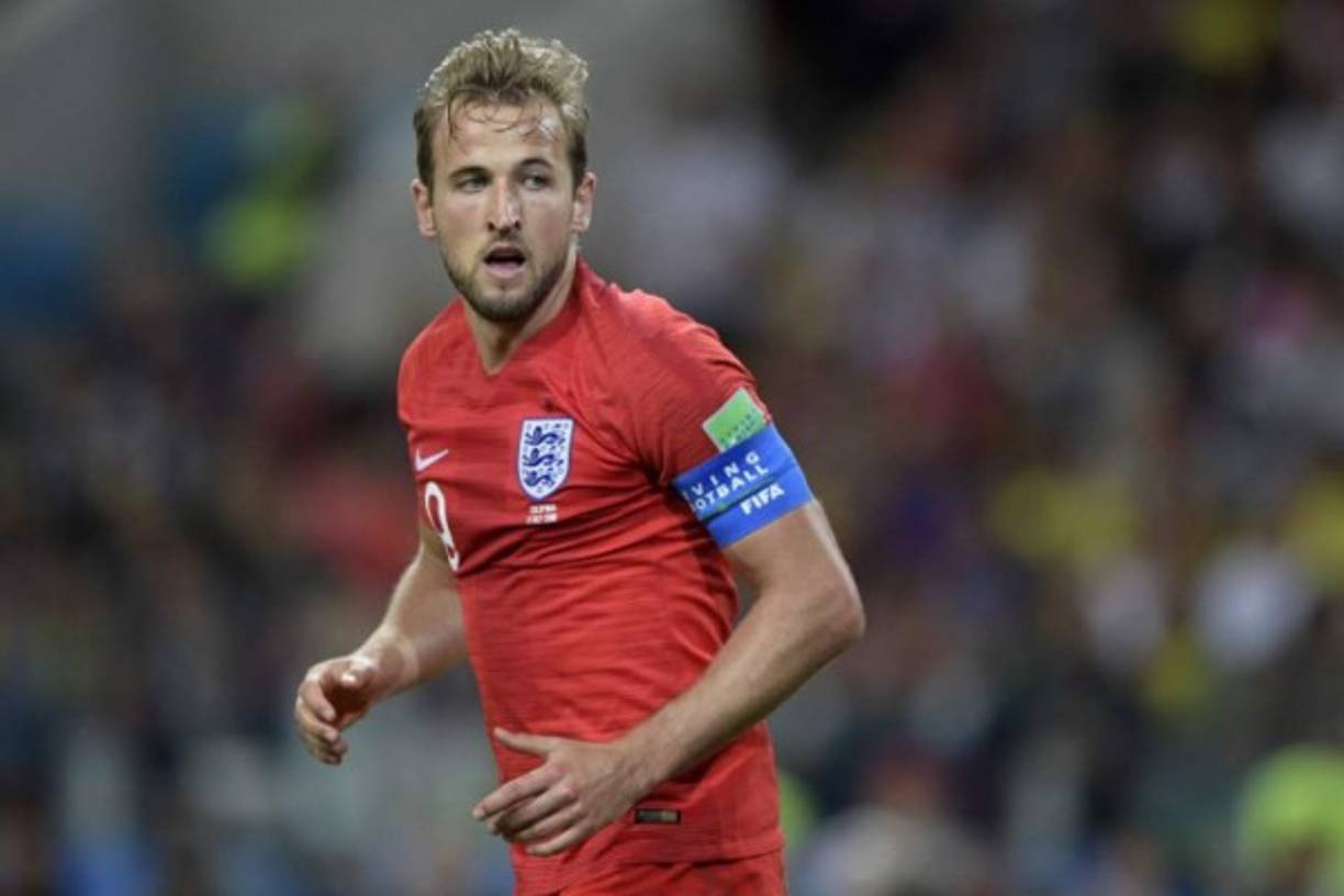 El inglés Harry Kane encabeza la tabla de goleadores en Rusia 2018 con seis tantos. Foto AFP