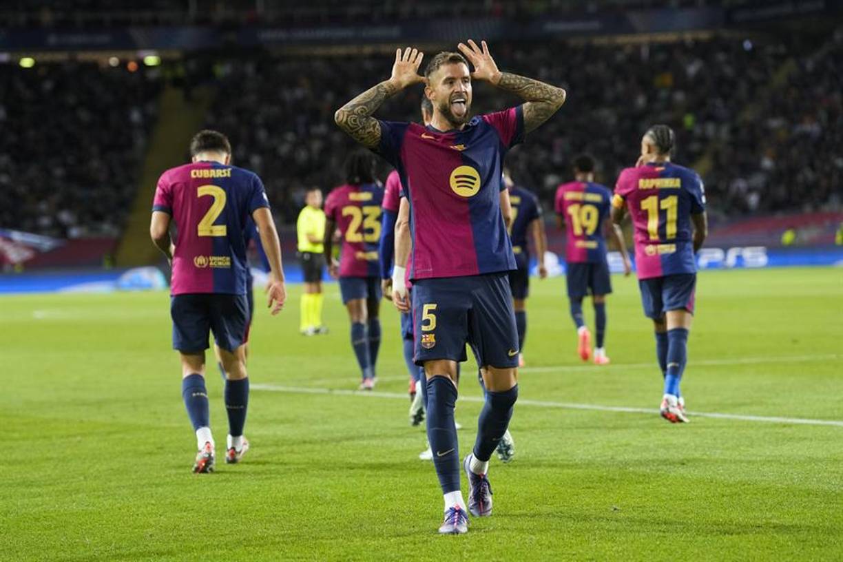 Iñigo Martínez marcó el 3-0 del Barcelona ante Young Boys para irse goleando al descanso.