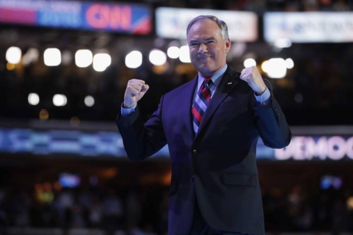Tim Kaine, candidato a la vicepresidencia de EUA, también aceptó la nominación demócrata durante la convención realizada la semana pasada en Filadelfia.