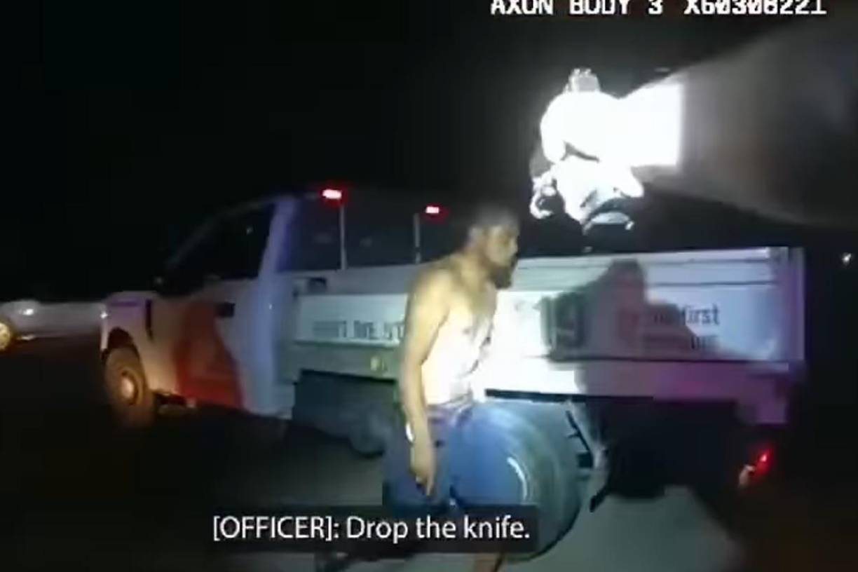 El momento exacto en el que un policía de Maryland, Estados Unidos, le dispara a un hondureño fue captado por las cámaras de la patrulla.