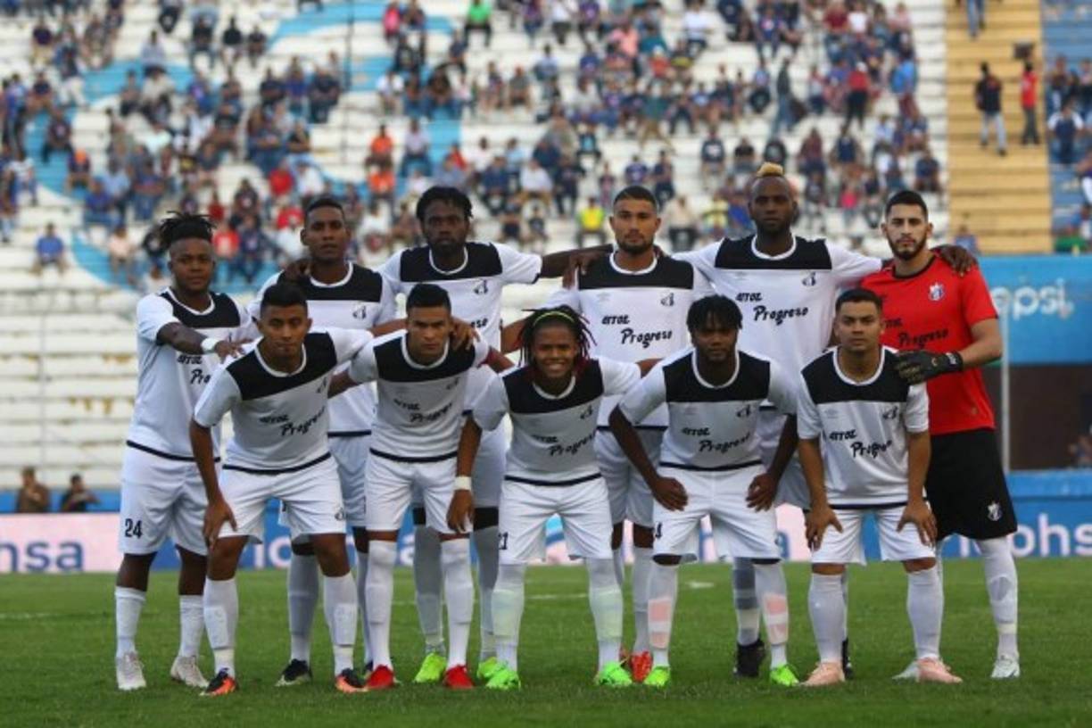 El once titular del Honduras Progreso para enfrentar al Motagua.