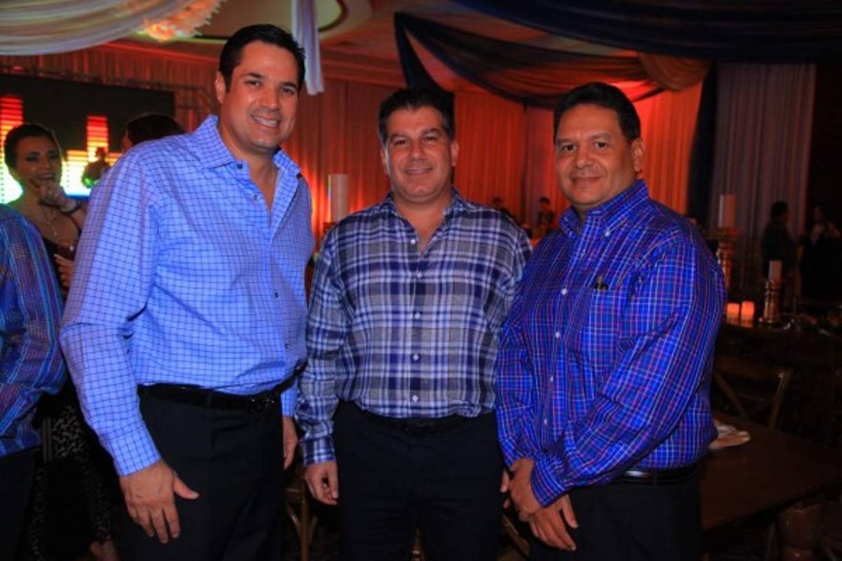 Roberto Matuty, Mateo Yibrín y Jorge Rivera.