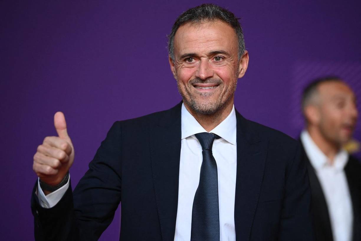 El seleccionador de España, Luis Enrique Martínez.