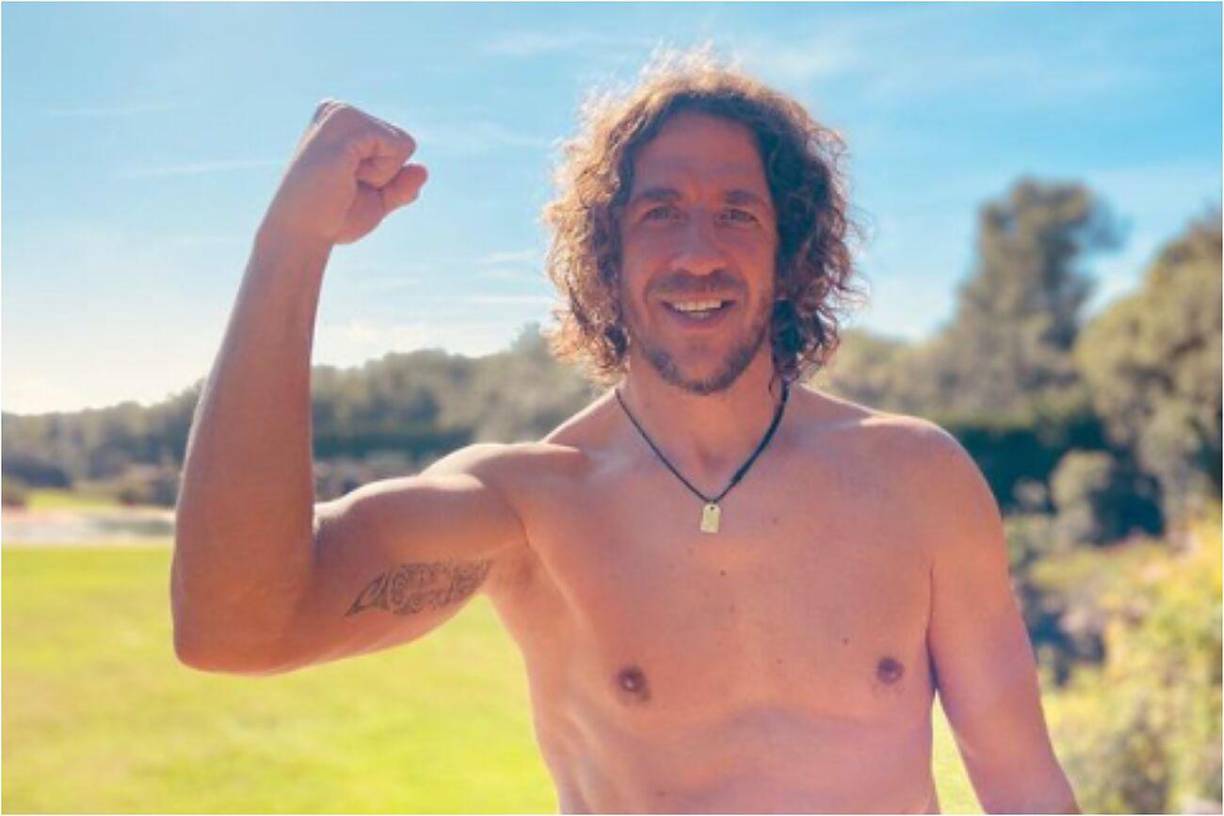 Al español se le ve disfrutando del running cada vez que puede junto con el pádel, deporte que ha sustituido al fútbol dentro de la vida de Carles Puyol.