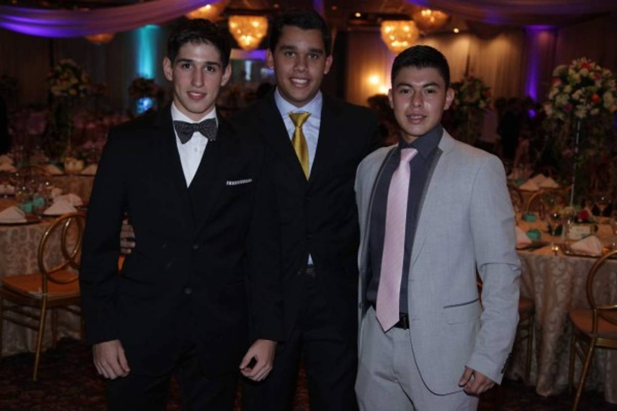 Francisco Osorio, Marco Vásquez y José Sorto.