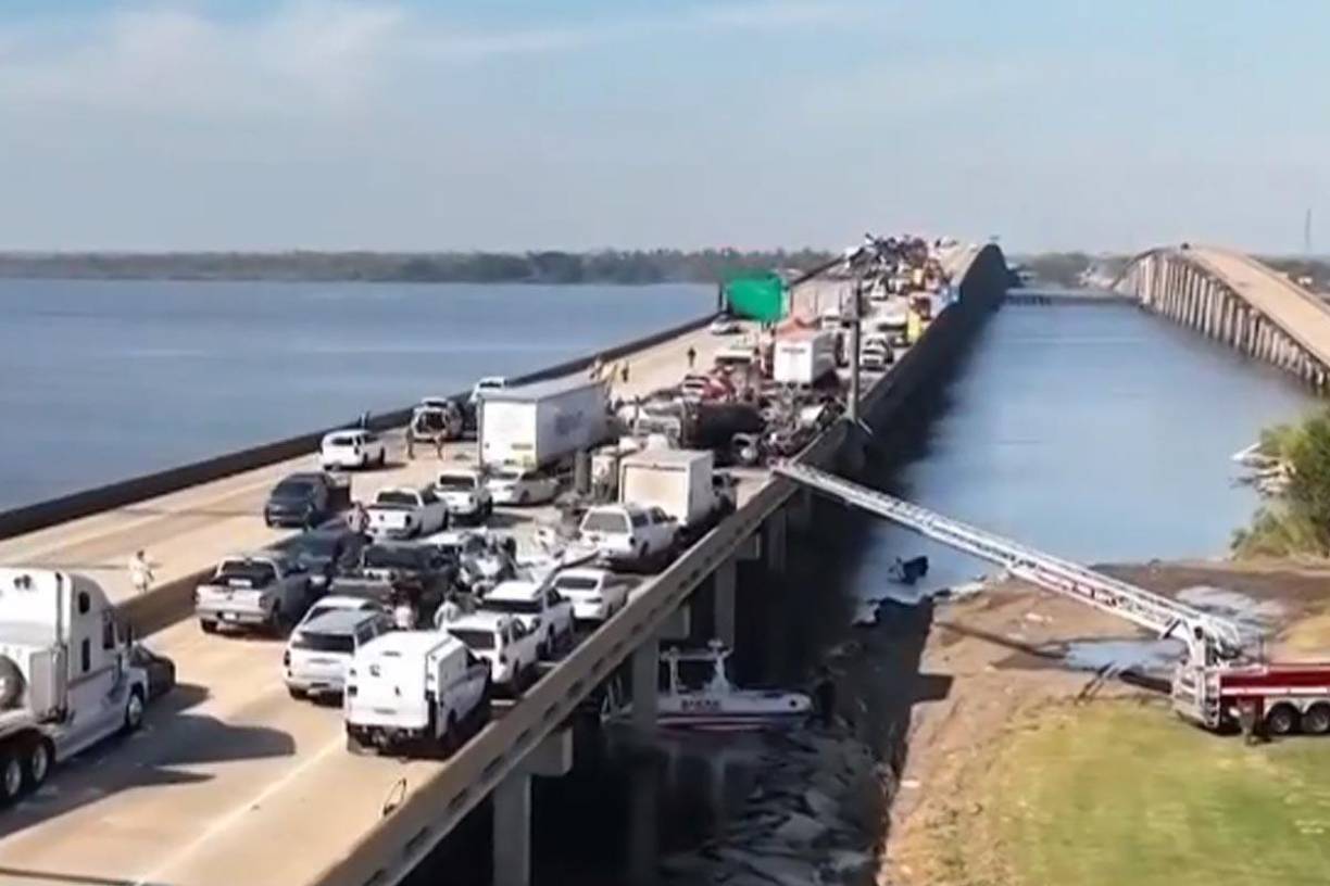Un hondureño murió en un accidente de múltiples vehículos en la carretera Interestatal-55 de Louisiana, Estados Unidos.