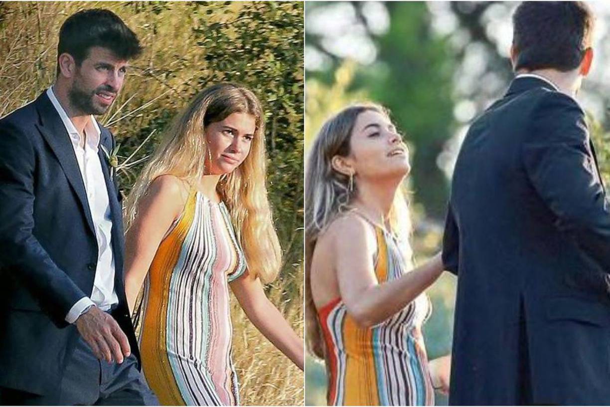 Piqué quedó encantado con Clara Martí el día que ella lo acompañó a una de las bodas de sus amigos.