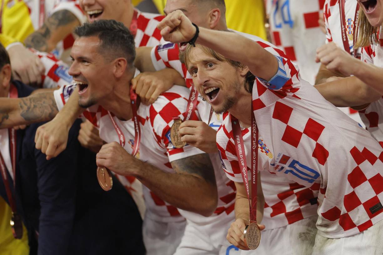El conjunto croata terminó en la tercera posición de Qatar 2022 tras derrotar a Marruecos por 2-1