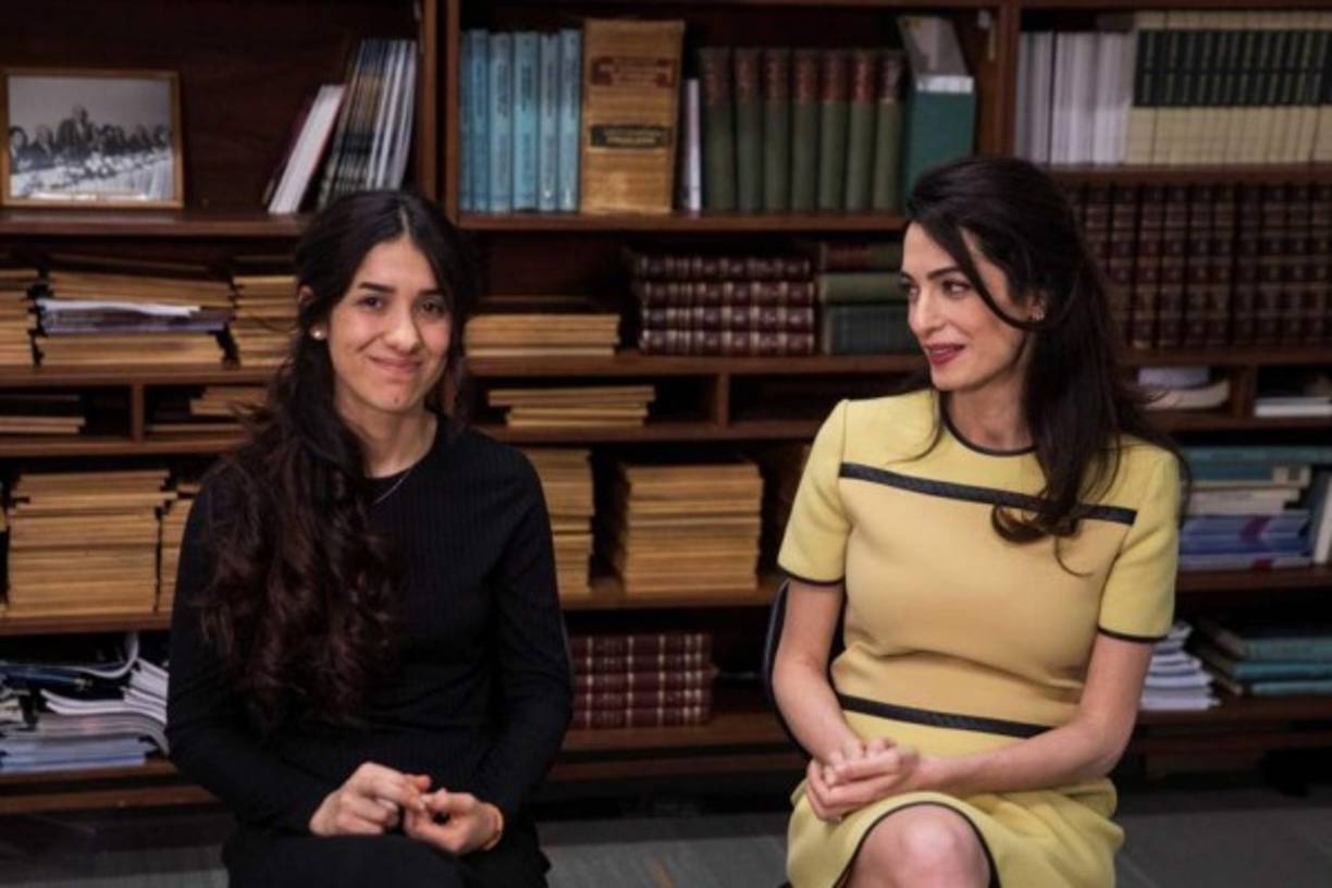 En Berlín, la abogada británica Amal Clooney tomó el caso de Murad con el objetivo de llevar a los terroristas del Isis ante un tribunal para que paguen por lo que le hicieron a Nadia y a otras 3,000 mujeres yazidíes.