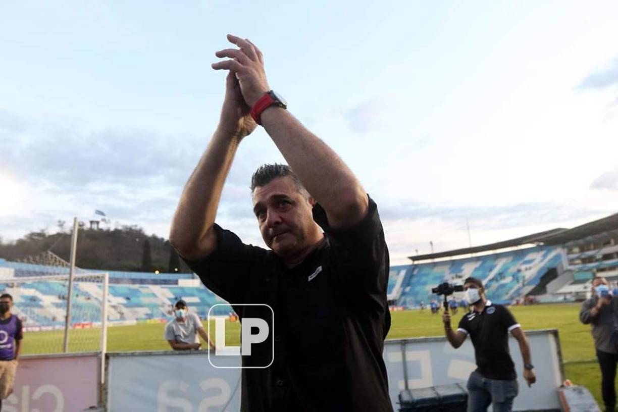 El entrenador azul aplaudió el apoyo de los aficionados motagüenses.