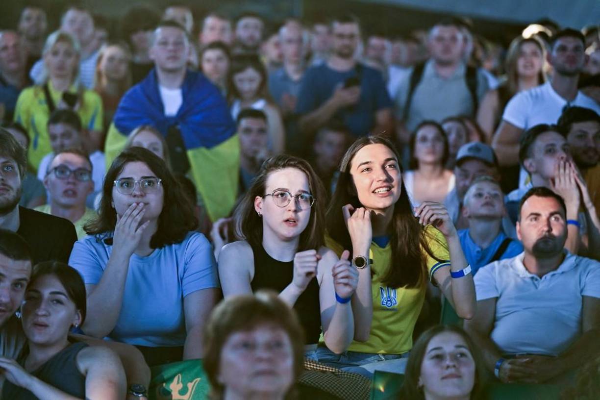 La afición de Ucrania soñaba con ver su selección en la fase de octavos de final de la Eurocopa 2024.