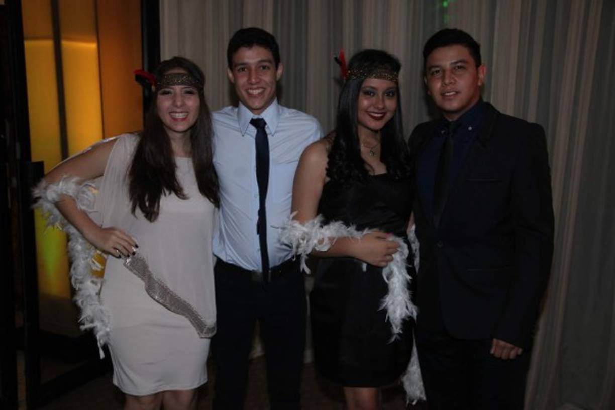 Isabel Enamorado, José Quiroz, Valeria Rivera y Vincent Barrios.