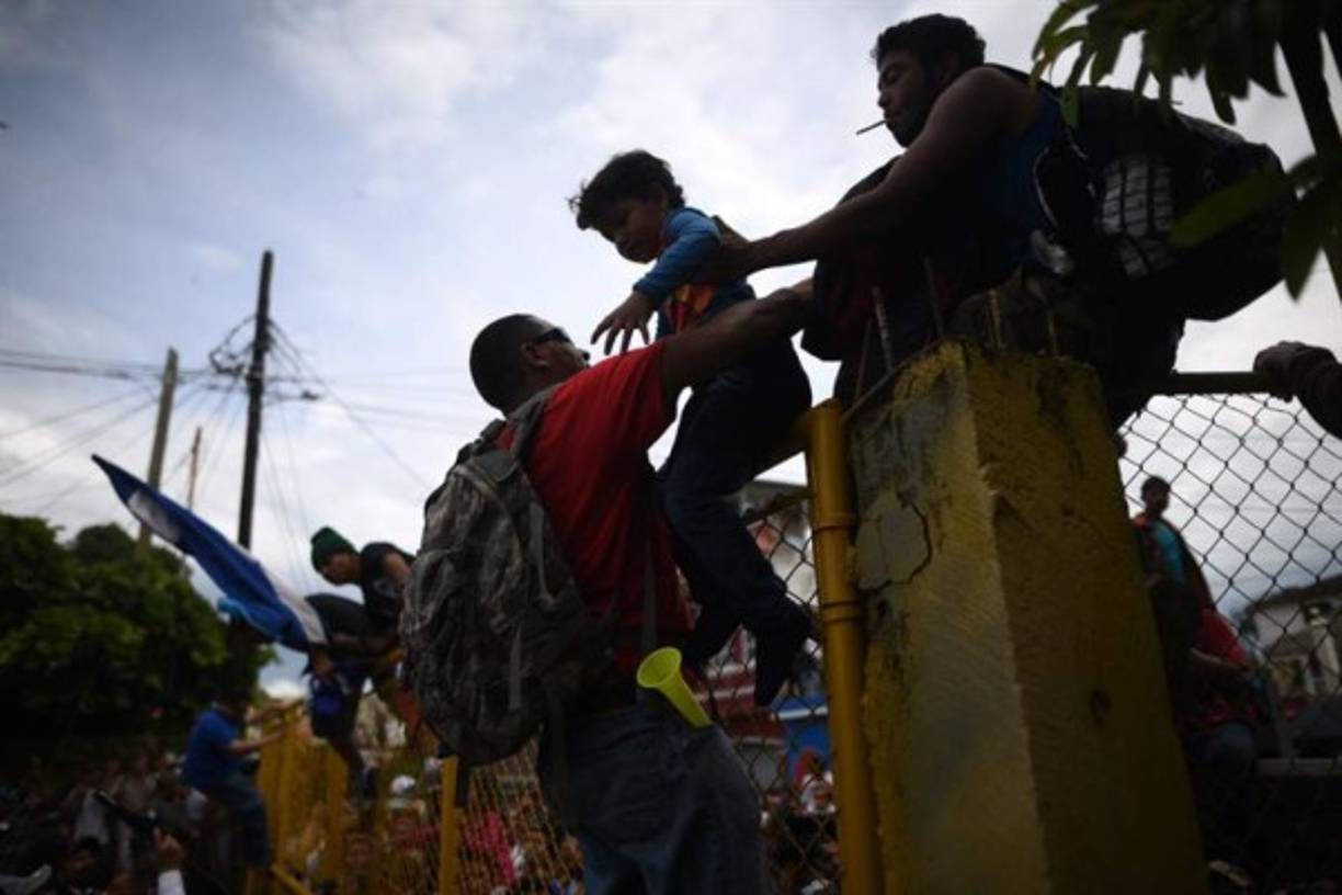 Emprender el viaje hacia el norte es duro para los adulto, mucho más para los niños.