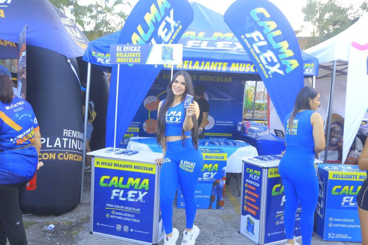 Otra de las bellas edecanes que pudimos ver en la 47 edición de la Maratón de LA PRENSA.