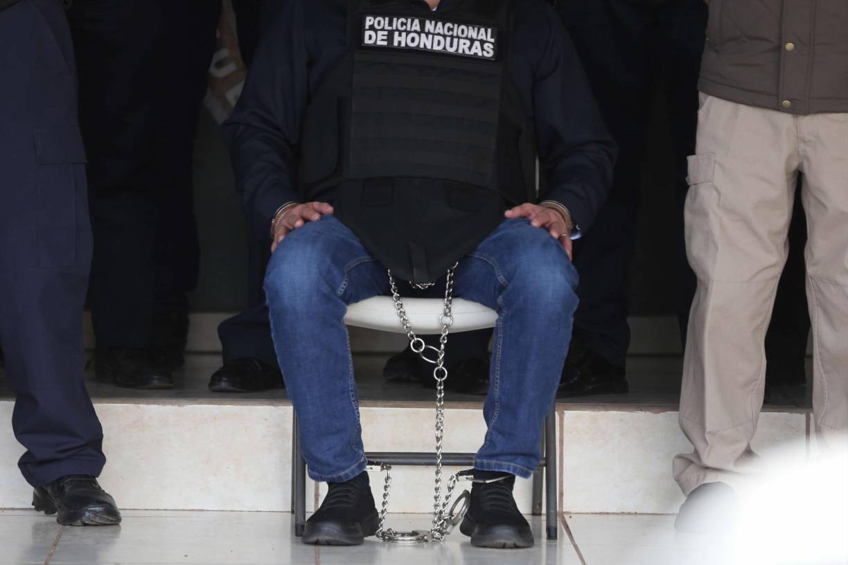 Fotos inéditas de la captura de Juan Orlando Hernández