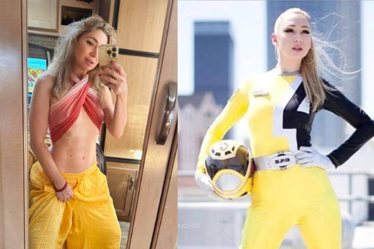 <b>Monica May (38), fue la Ranger amarilla en Power Rangers en 2005 .</b>