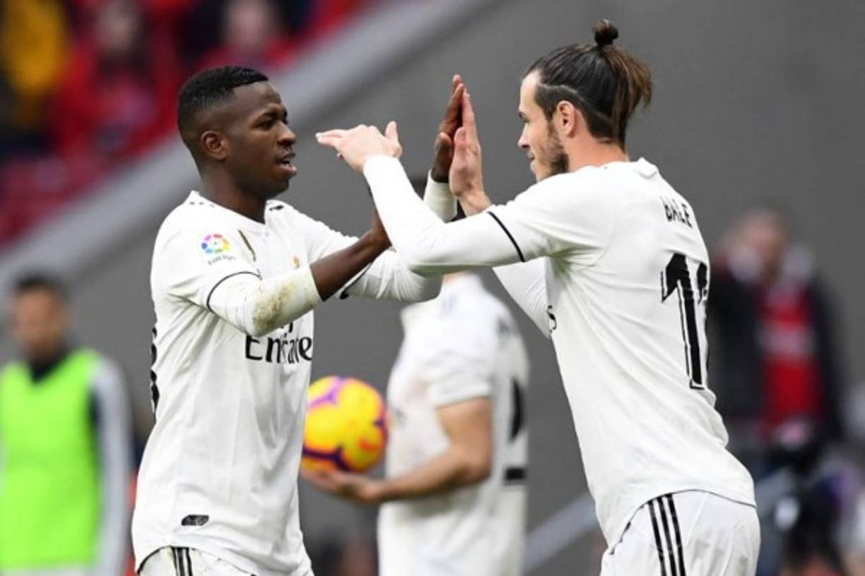 Gareth Bale ingresó en el minuto 57 por el brasileño Vinicius y se encargó de liquidar al Atlético de Madrid.