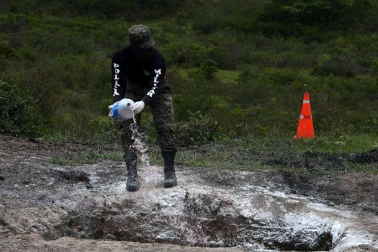 La cocaína estaba valorado en 15,000 dólares (unos 55 millones 496 mil lempiras).