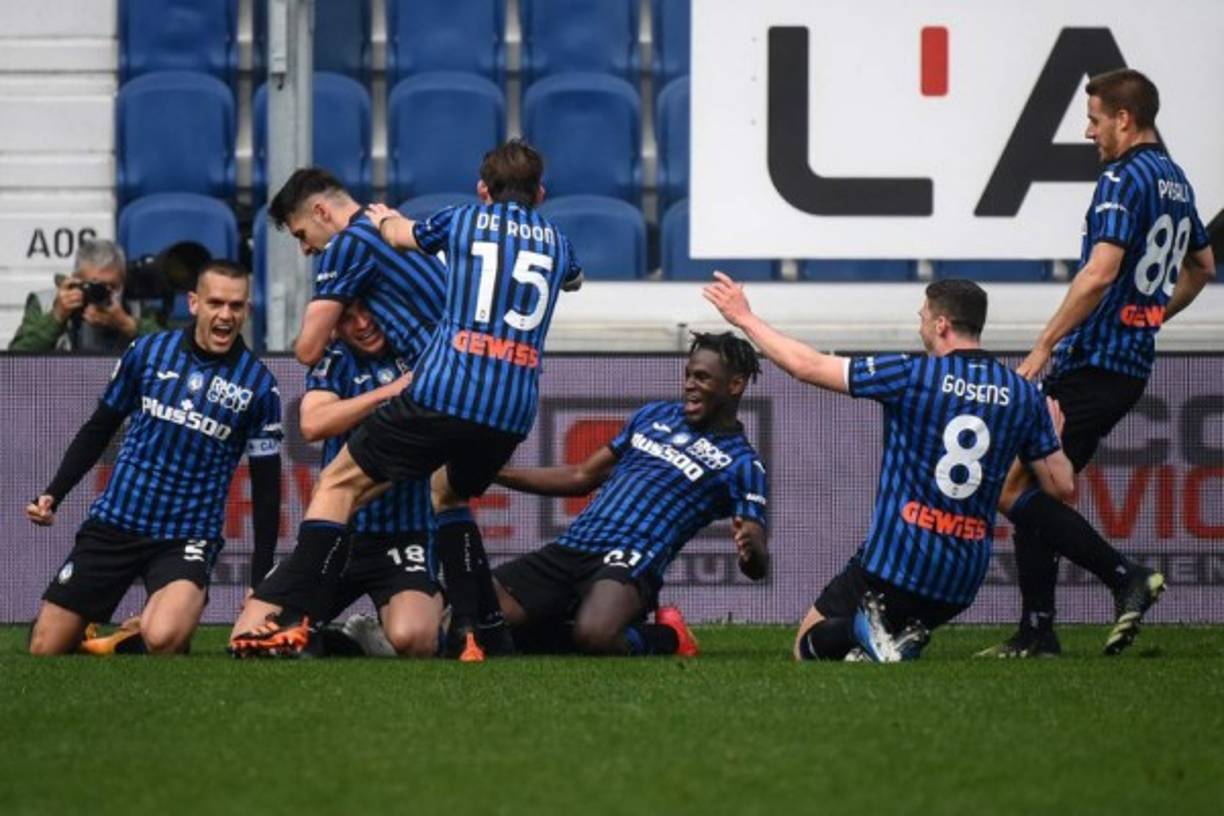 Atalanta: Encabezará la lista de clubes italianos que jugarán en la próxima Champions tras la ausencia de la Juventus, Inter y Milan. Foto AFP.