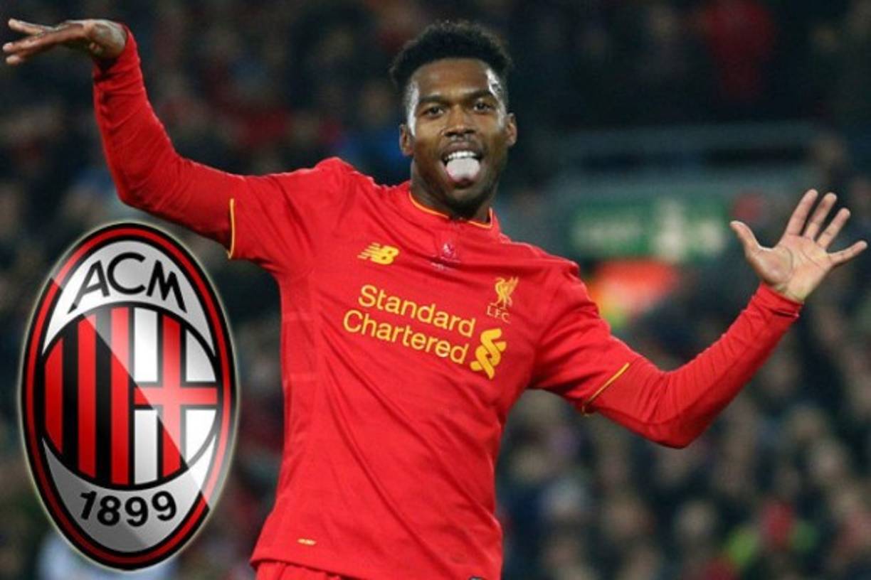 Sturridge es otro de los jugadores que le interesa al Milan, el club rossonero planea una revolución.