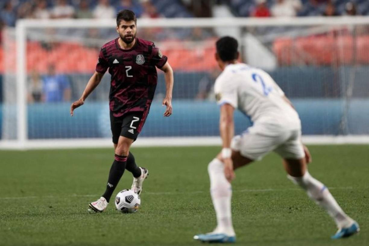 Néstor Araujo: Defensor de la selección de México. Foto AFP.