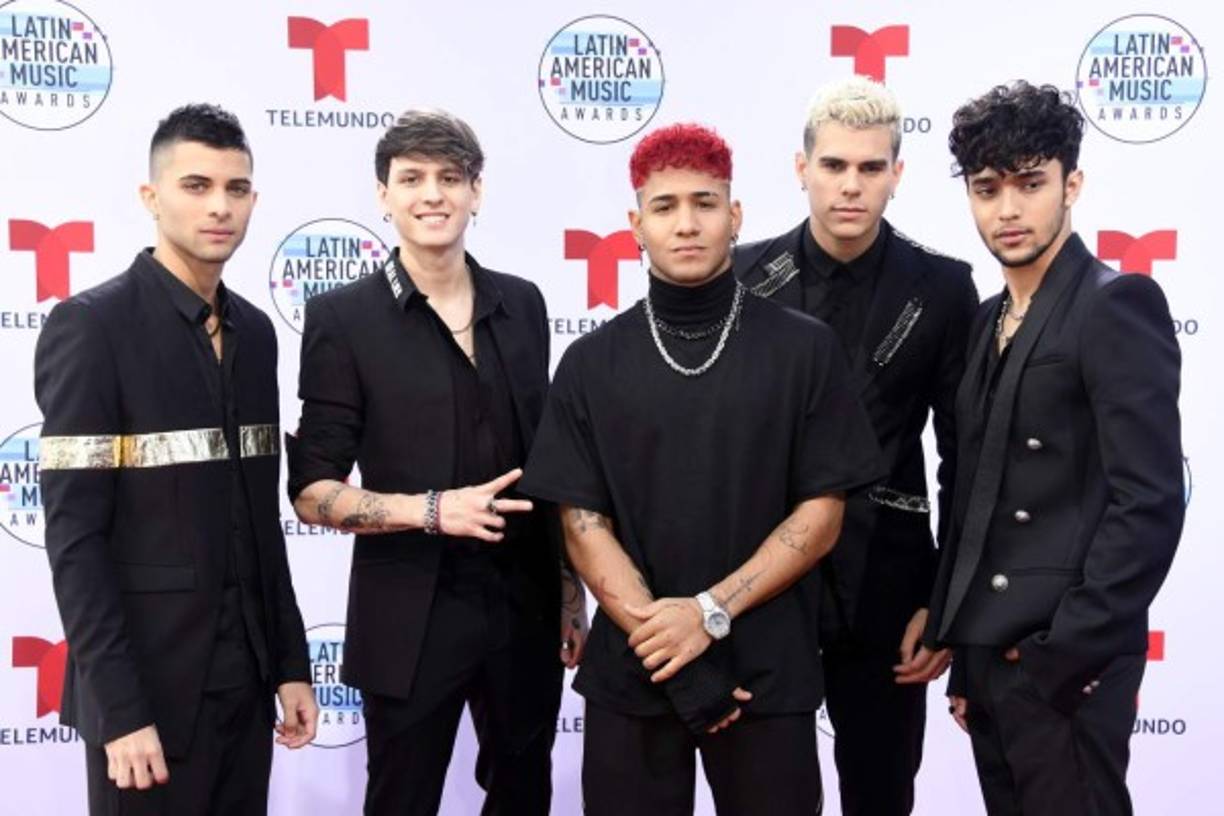 Así lucieron los chicos de la banda CNCO.