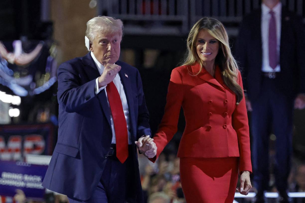 <b>Melania</b> ha estado notablemente ausente en la campaña de Trump para regresar a la Casa Blanca en noviembre.