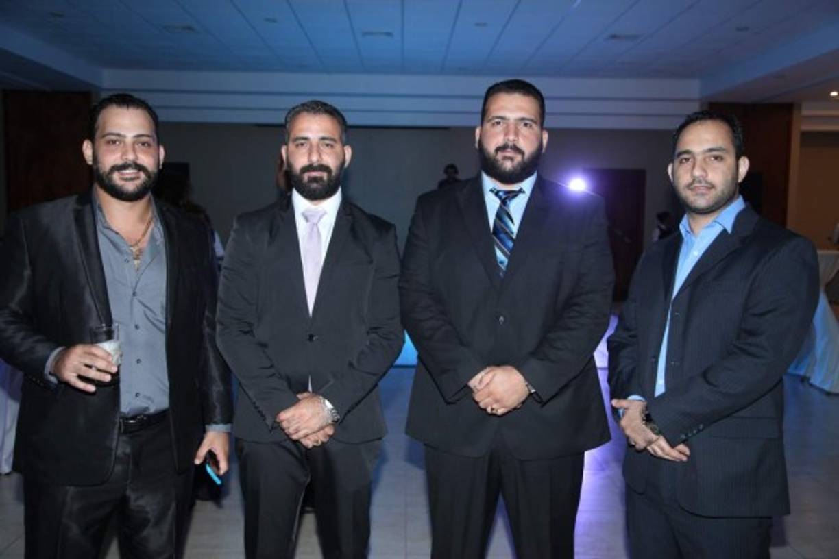 Alfred, Ibrahim, Issa y Eid Abueid.