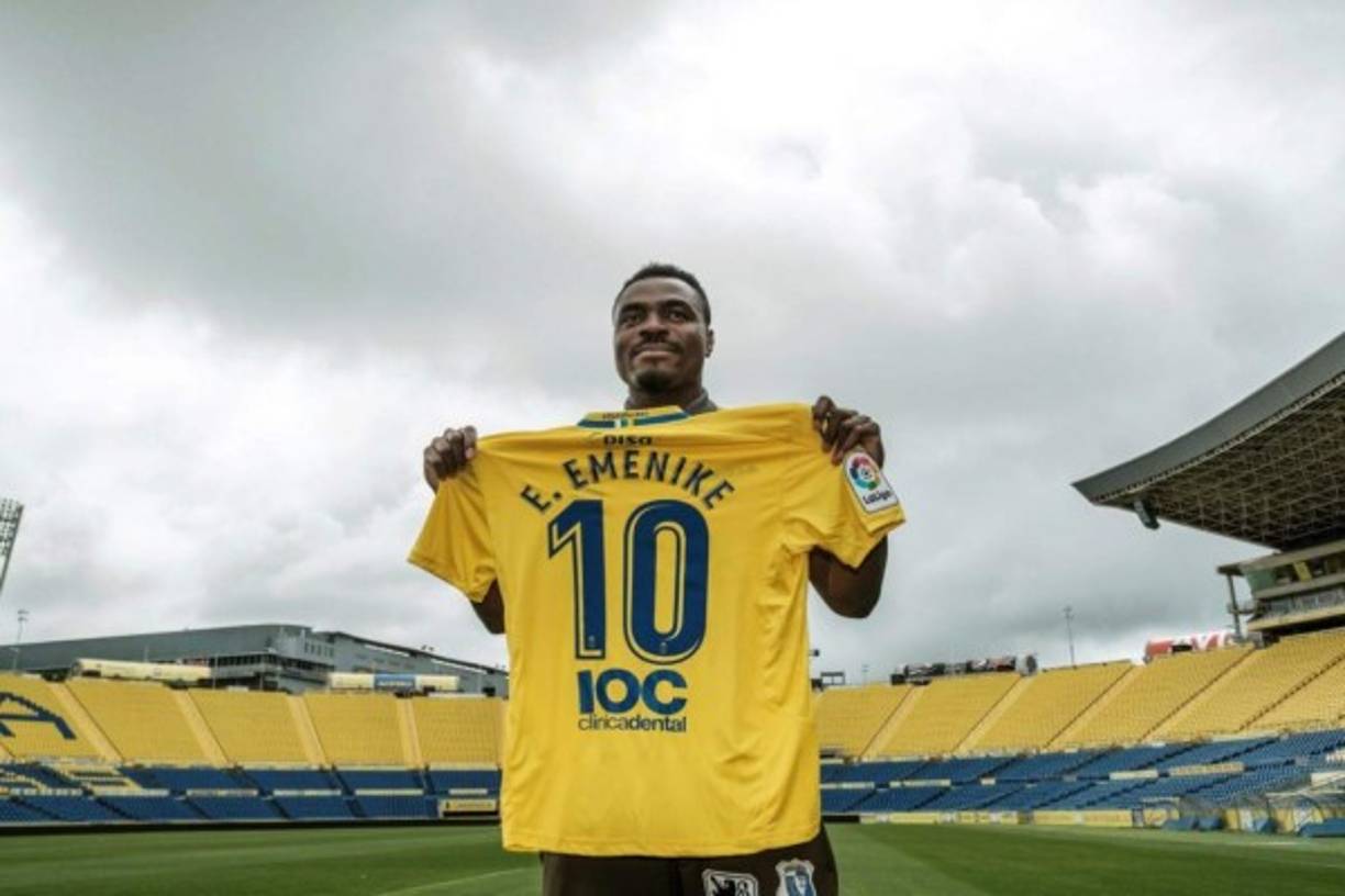 El futbolista Emmanuel Emenike la pasada temporada jugó en Las Palmas de España.
