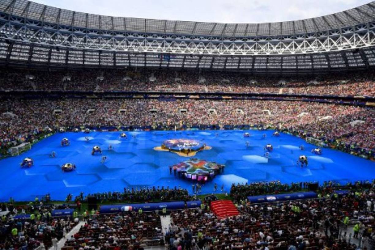 La ceremonia de clausura del Mundial de Rusia 2018 se llevó a cabo en el estadio Luzhniki de Moscú.