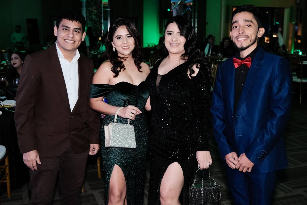 David Muñoz, Osiris Pacheco, Saydy Paz y Kevin Tábora