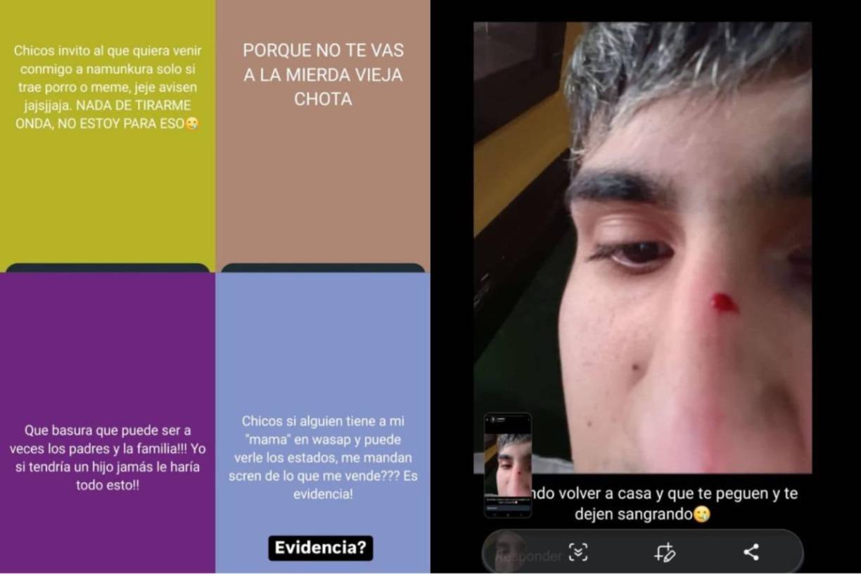 En estos mensajes, Leandro exhibía abiertamente su resentimiento hacia su madre. 