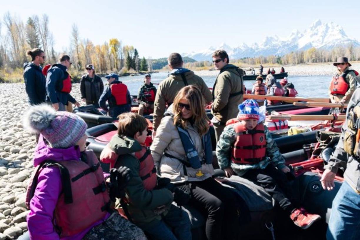 Melania busca incentivar a los niños y padres estadounidenses a pasar más tiempo al aire libre, informó la Casa Blanca.