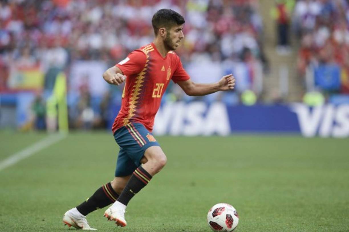 Marco Asensio del Real Madrid es uno de los jugadores que ha sido relacionado con la modelo española Sofía Suescun.