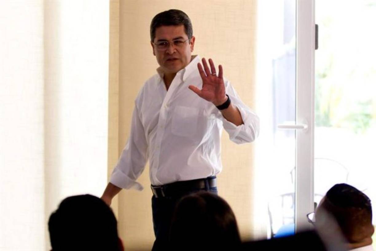 El presidente Juan Orlando Hernández dice que apoya a la Fiscalía para que la muerte de Cáceres no quede impune<br/>