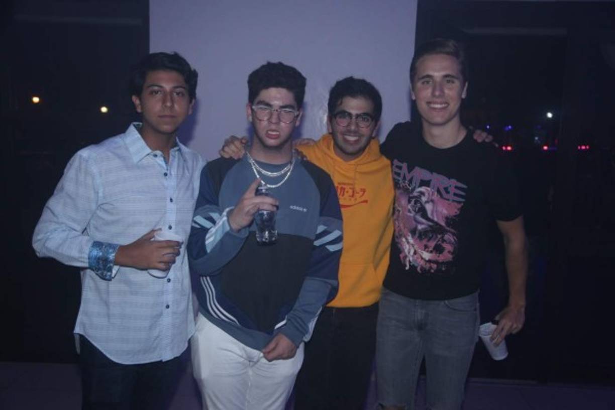 Andrés Lagos, Jacobo Kafati, Rodrigo Panayotti y James Harris.