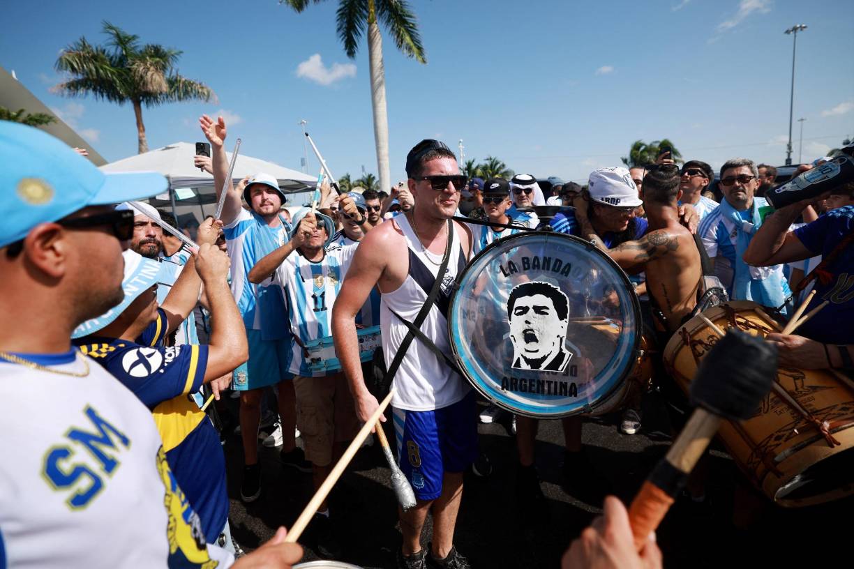 Ambientazo previo a la gran final de la Copa América.