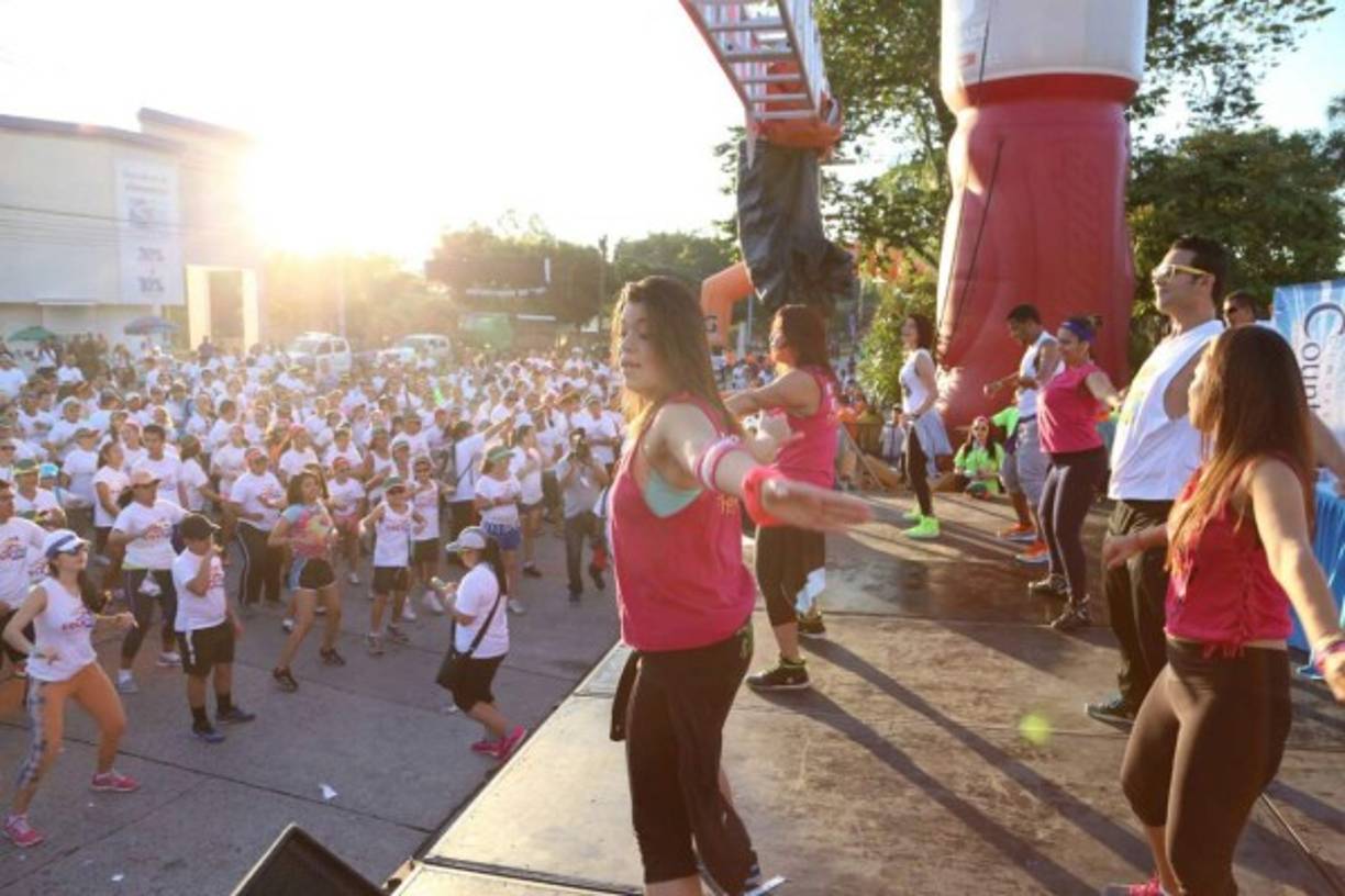 El ritmo era evidente en esta nueva actividad del Colorun.