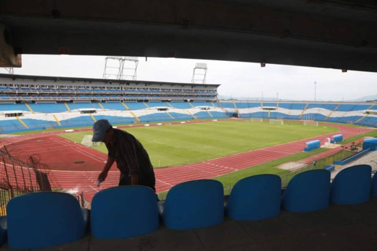 El coloso sampedrano está listo para albergar los duelos contra Panamá y Trinidad y Tobago.