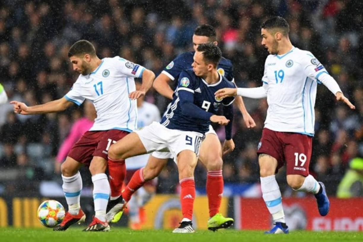 El último partido de la selección de San Marino fue recientemente el pasado 13 de octubre y fue goleado 6-0 a manos de Escocia.