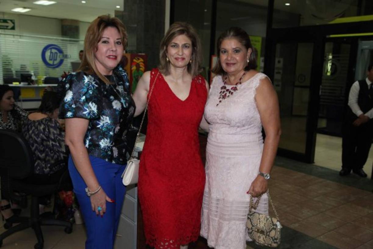 Ruth Valladares, Yadira Andonie y Leticia Morales.