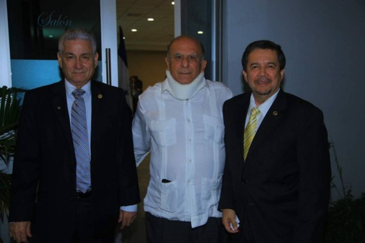 Alberto Conedera, Jack Kattán y Mario Soto.