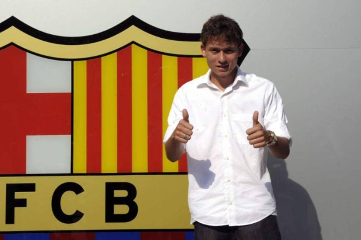 Keirrison de Souza - El delantero brasileño fue fichado por el Barcelona en el mercado de verano de 2009.