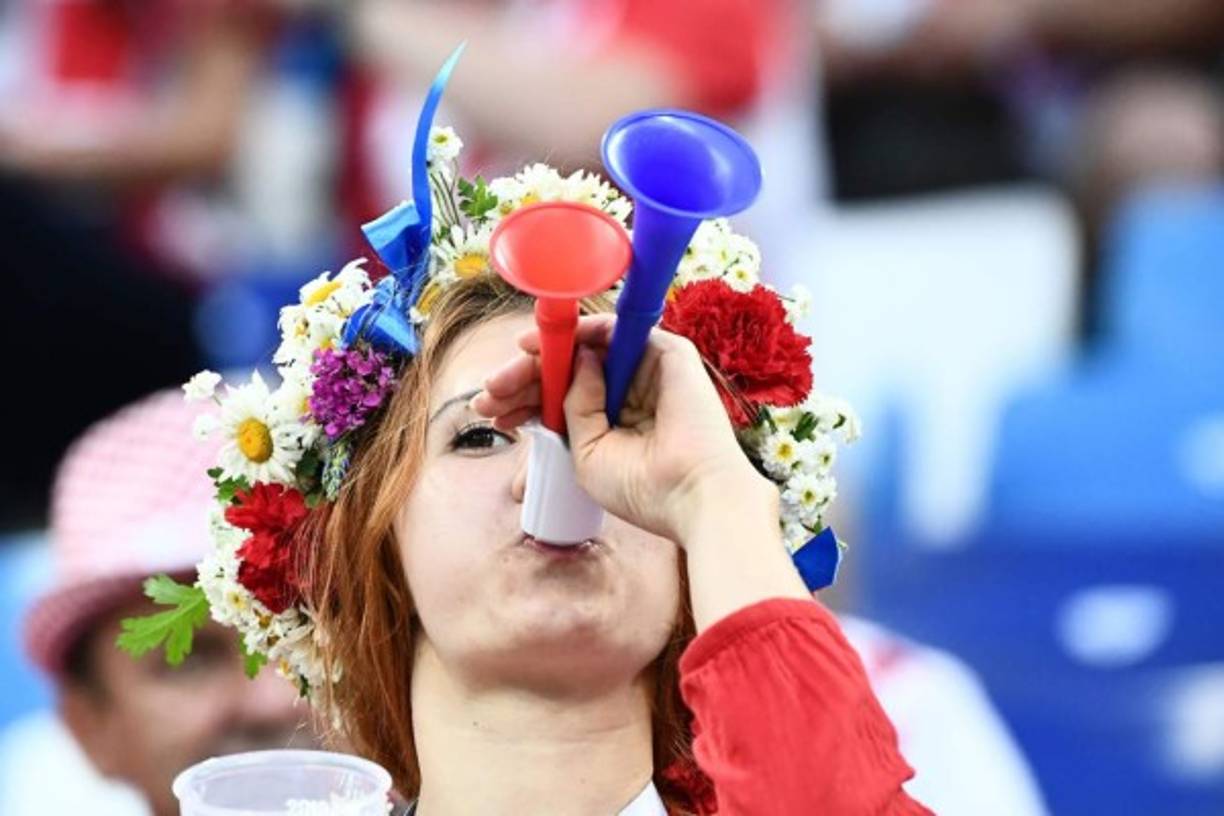 Las croatas y danesas han puesto el lado bonito del partido. Foto AFP