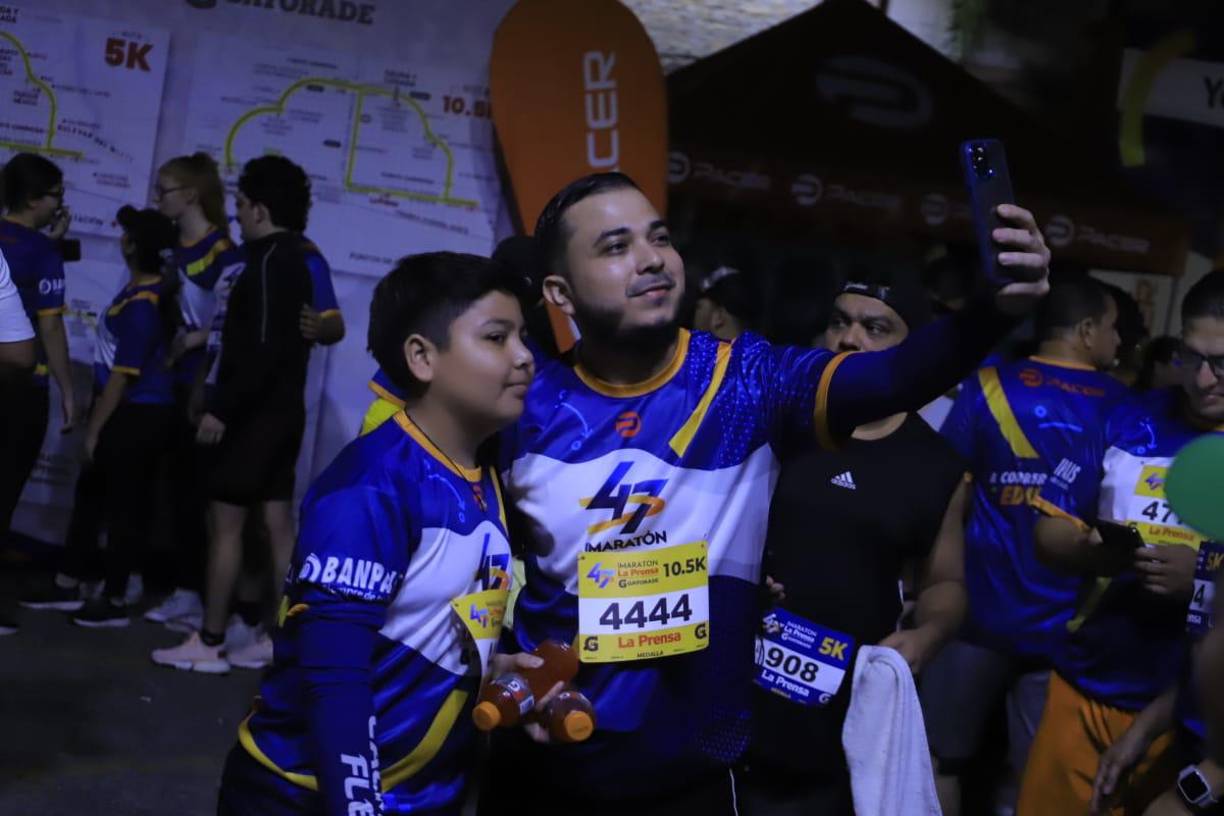 Los jóvenes también dijeron presente a la Maratón de Diario LA PRENSA. 