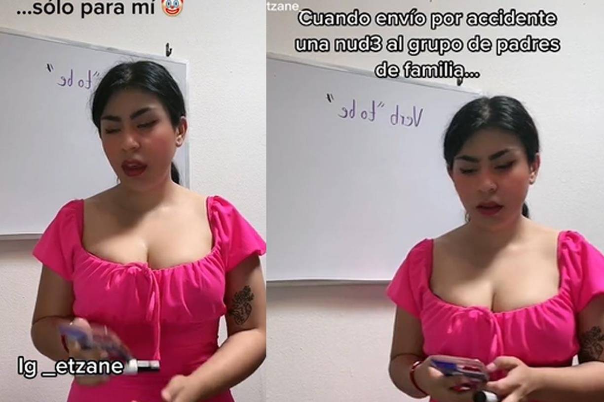 Maestra de kínder se viraliza por mensajes íntimos de padres
